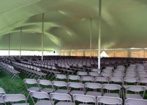 Tan Chairs for Commencement Ceremony
