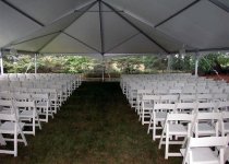White Garden Chairs  for Ceremony