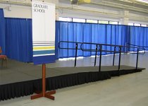 Stage With Handicap Ramp