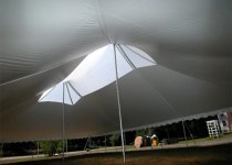 40 x 60 Translucent Peak Century Tent  Interior