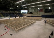 Tan Chairs for Commencement Ceremony