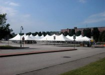 Multiple Tents for a River Festival