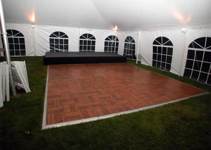 Parquet Dance Floor Rental | Standard & Custom Sizes Available