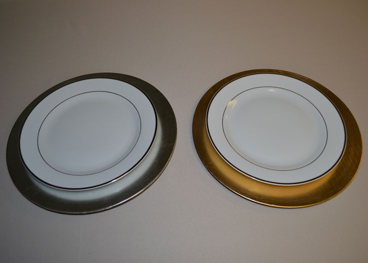 Lacquer Charger Plates