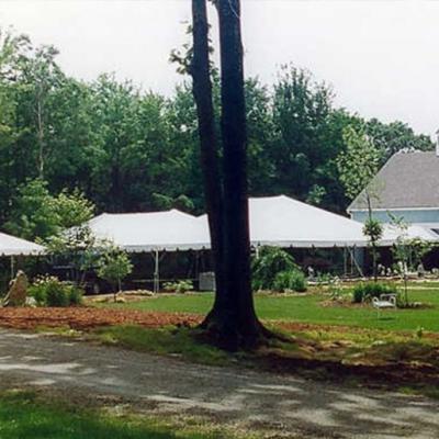 20 X 20 20 X 40 And 30 X 40 Frame Tents For A Wedding Reception