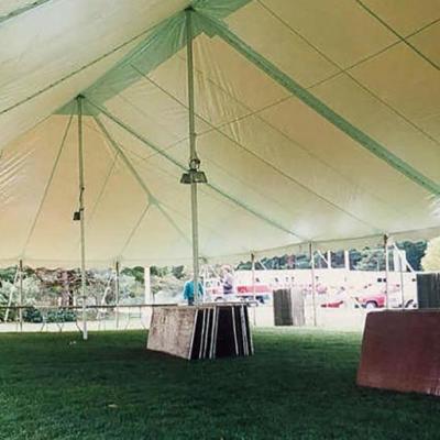 40 X 80 Party Tent Interior