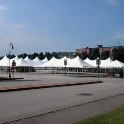 Multiple Tents for a River Festival
