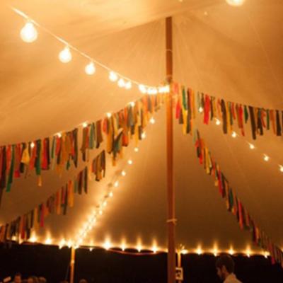 Cafe Perimeter String Lighting 3