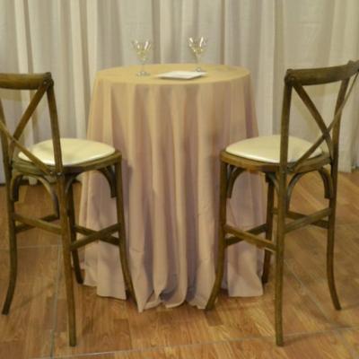 Antique Cross Back Stools
