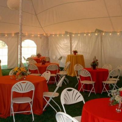 Wedding White Comfort Back Chairs 2