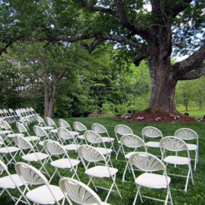 Wedding White Comfort Back Chairs For Ceremony 3