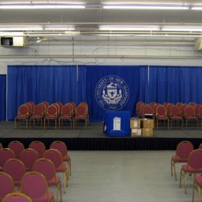 8 Blue Back Drop