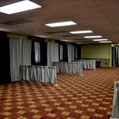 Grey Black Drapes