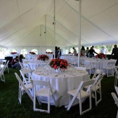 40 X 100 Century Tent Interior