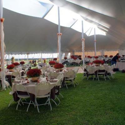 40 X 100 Translucent Peak Century Tent Interior 2
