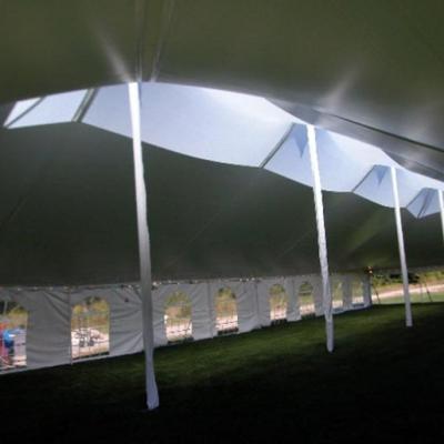 40 X 100 Translucent Peak Century Tent Interior