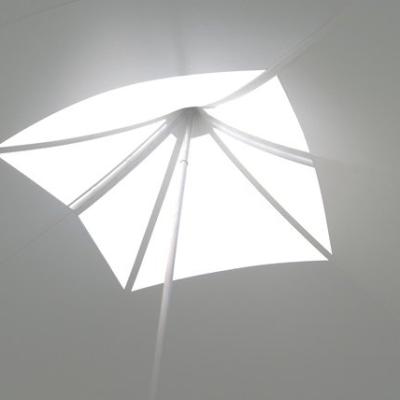 40 X 40 Translucent Peak Century Tent Interior 2