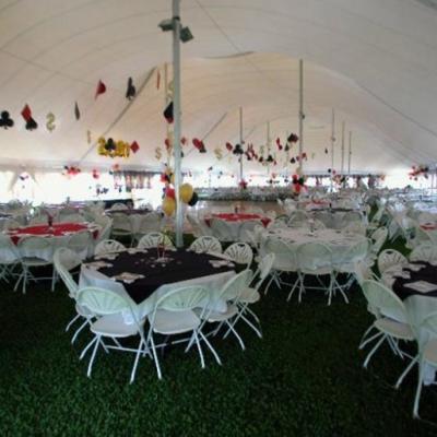 60 X 140 Century Tent Interior
