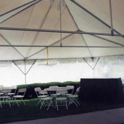 30 X 40 Frame Tent Interior