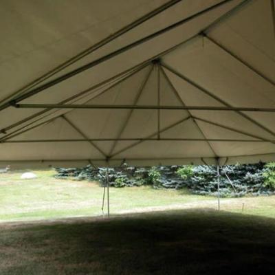 30 X 45 Frame Tent Interior