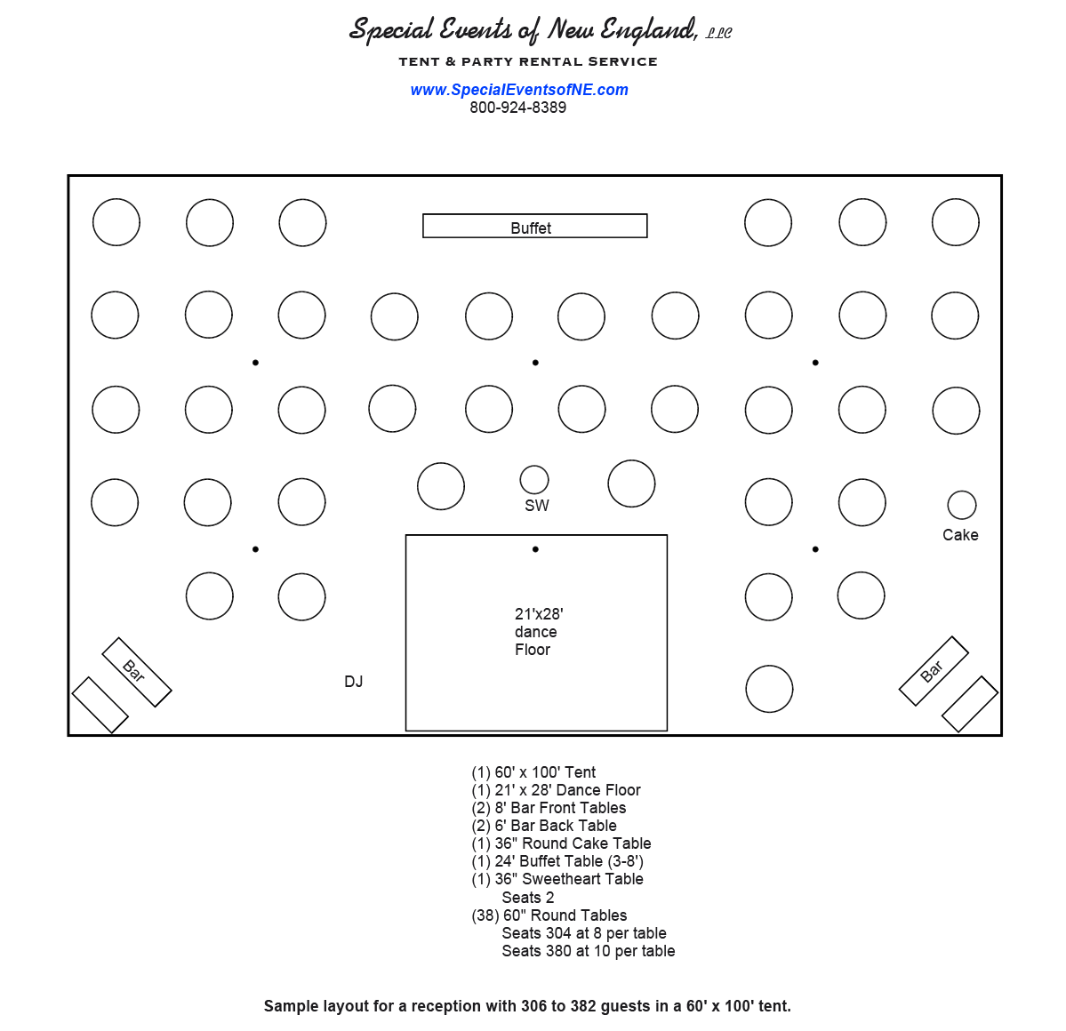 Tent Layout Template